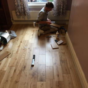 Floor fitter by Cheadle Floors