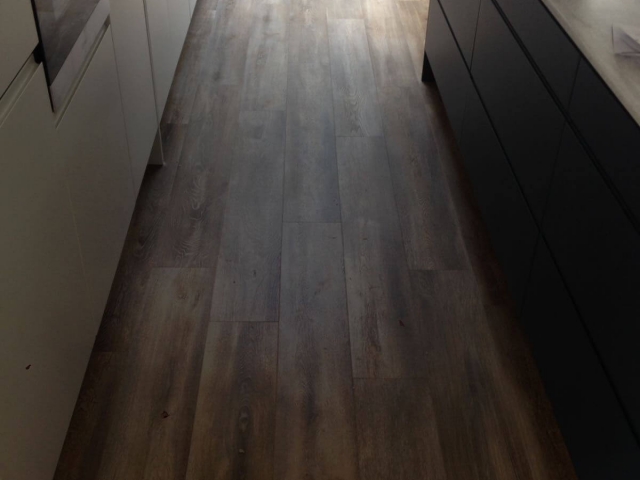 Moduleo Santa Cruze impress being installed by Cheadle Floors