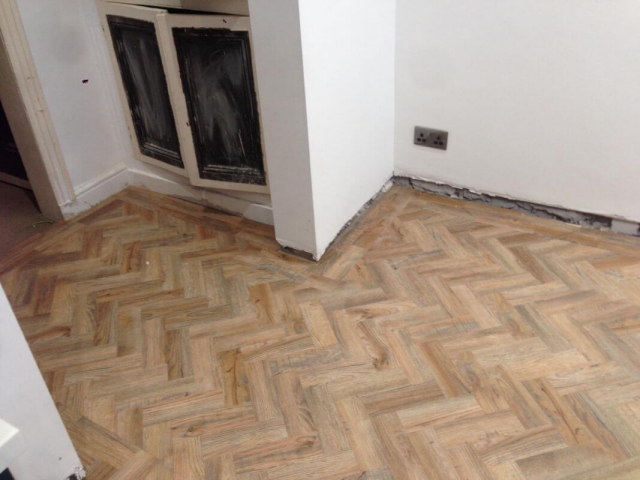 Camaro parquet installed