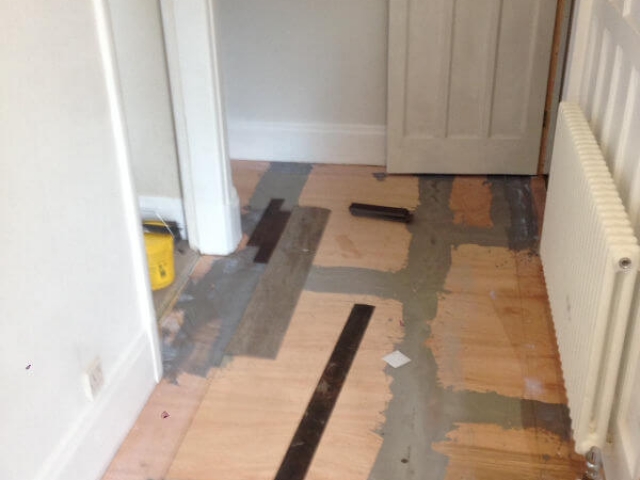 Floor preparation for Moduleo vinyl tiles