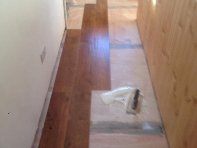 Karndean Floor being fitted in Bramhall