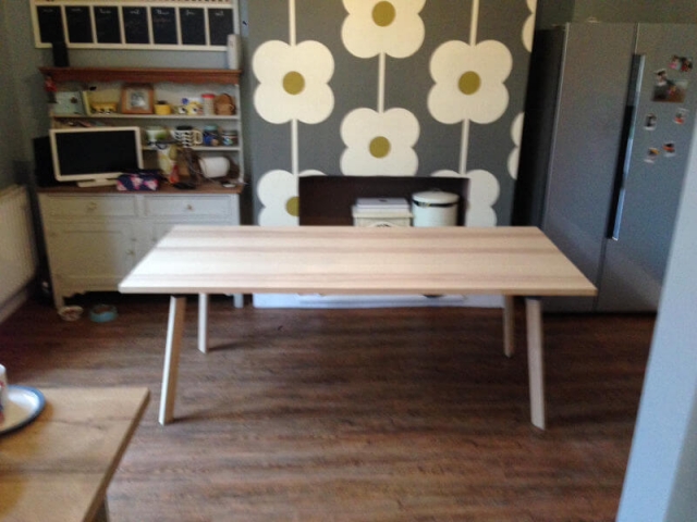 Polyflor Camaro luxury vinyl tiles installed in a kitchen dinner in Stockport