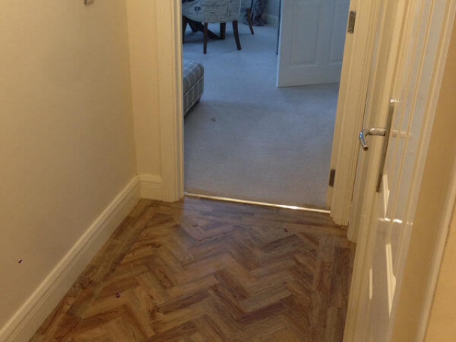 New Hallway Flooring installed