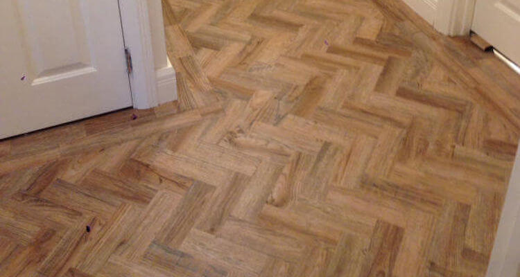 New Hallway and Kitchen Flooring