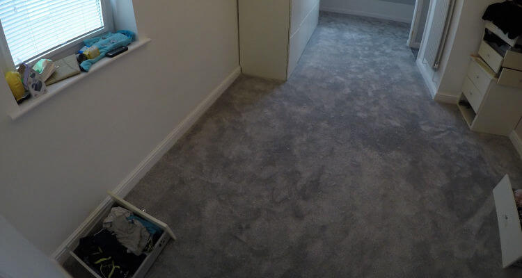 New bedroom carpet installed in Cheadle Hulme