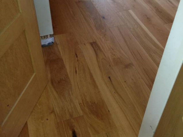 New wooden floor