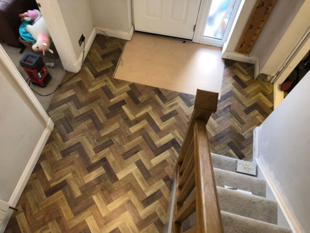 New Amtico flooring in Prestbury