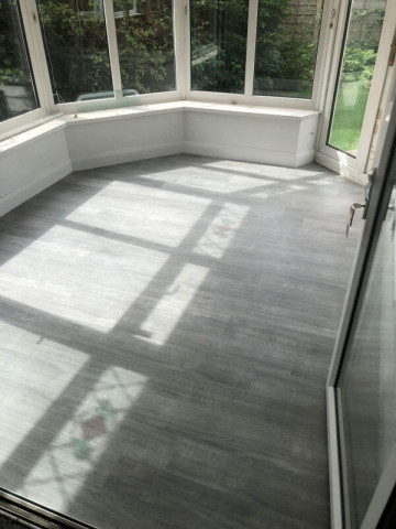 Stunning LVT Flooring Fitted in the Conservatory and Kitchen