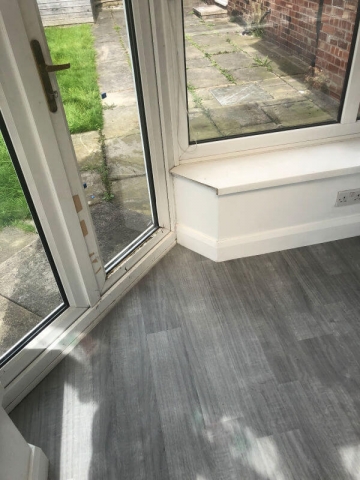 Stunning LVT Flooring Fitted in the Conservatory and Kitchen