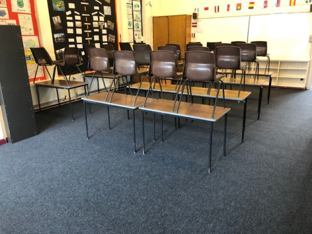 New Flooring Fitted in Stockport High School