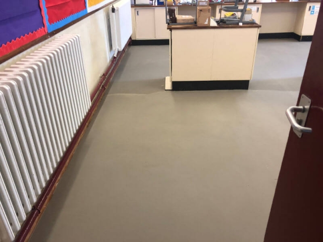 New Flooring Fitted in Stockport High School