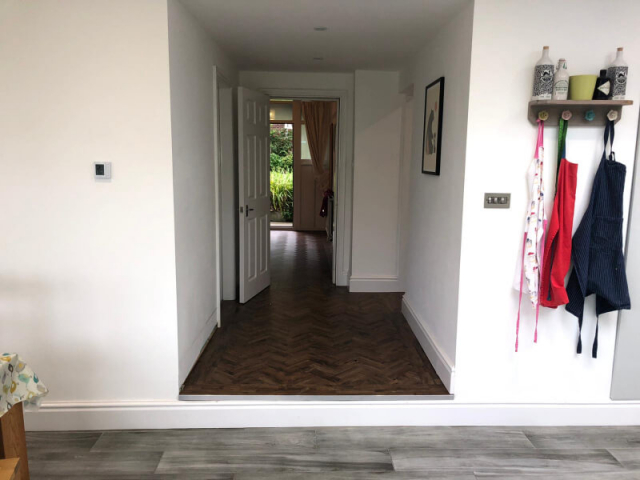 Polyflor Camaro Georgia Luxury Vinyl Tiles fitted in Macclesfield