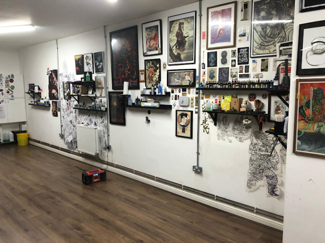 New laminate at Hand of Hope tattoo shop in Stockport