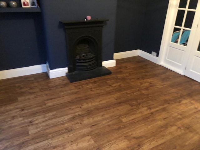 New luxury vinyl tile flooring in Gatley