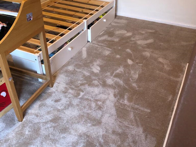 Invictus carpet fitted to a bedroom in Edgeley Stockport