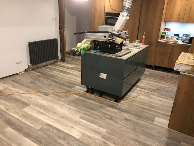 Polyflor Camaro LVT in Boathouse oak flooring