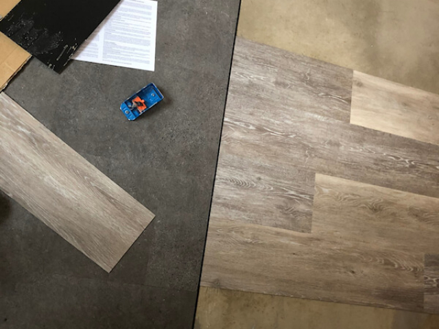 Polyflor Camaro LVT in Boathouse oak flooring