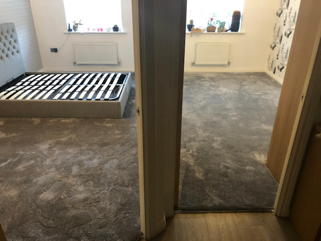 Invictus carpet installed in a a 2bed apartment