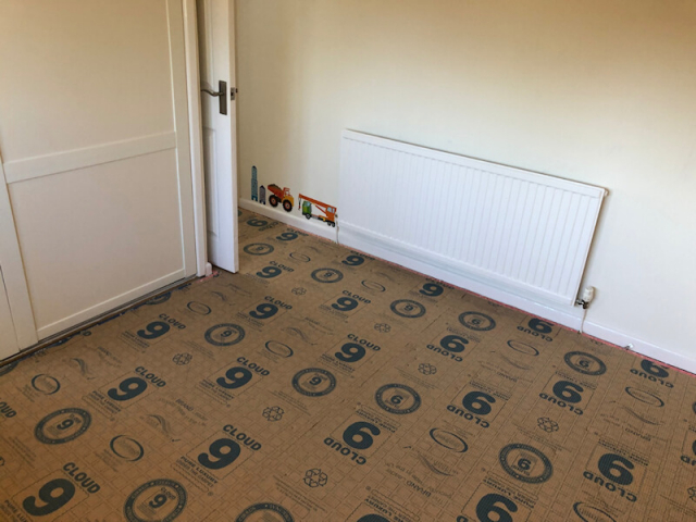 Cloud 9 underlay fitted by Cheadle Floors