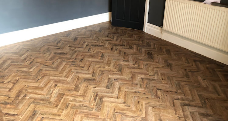 New parquet flooring Chorlton