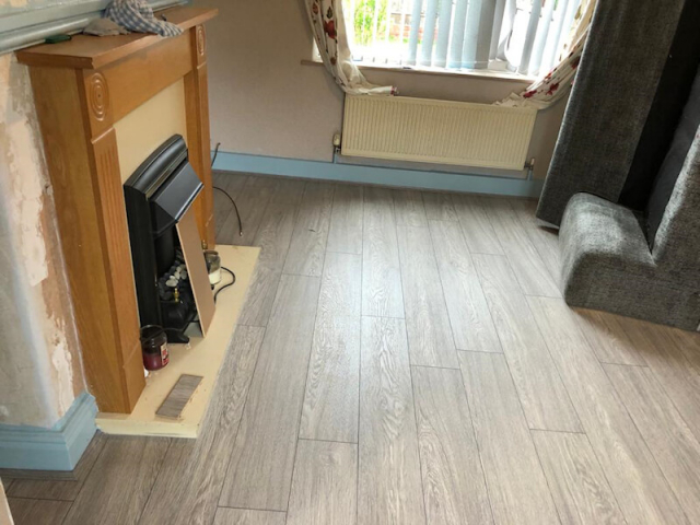 New Laminate Flooring Installed in Marple Bridge