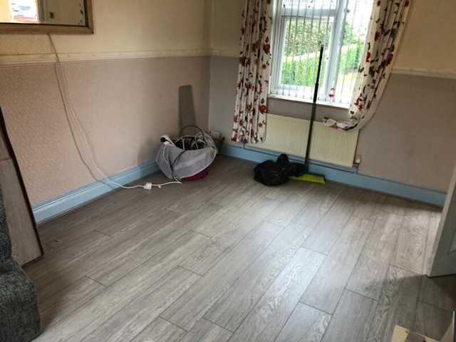 New Laminate Flooring Installed in Marple Bridge