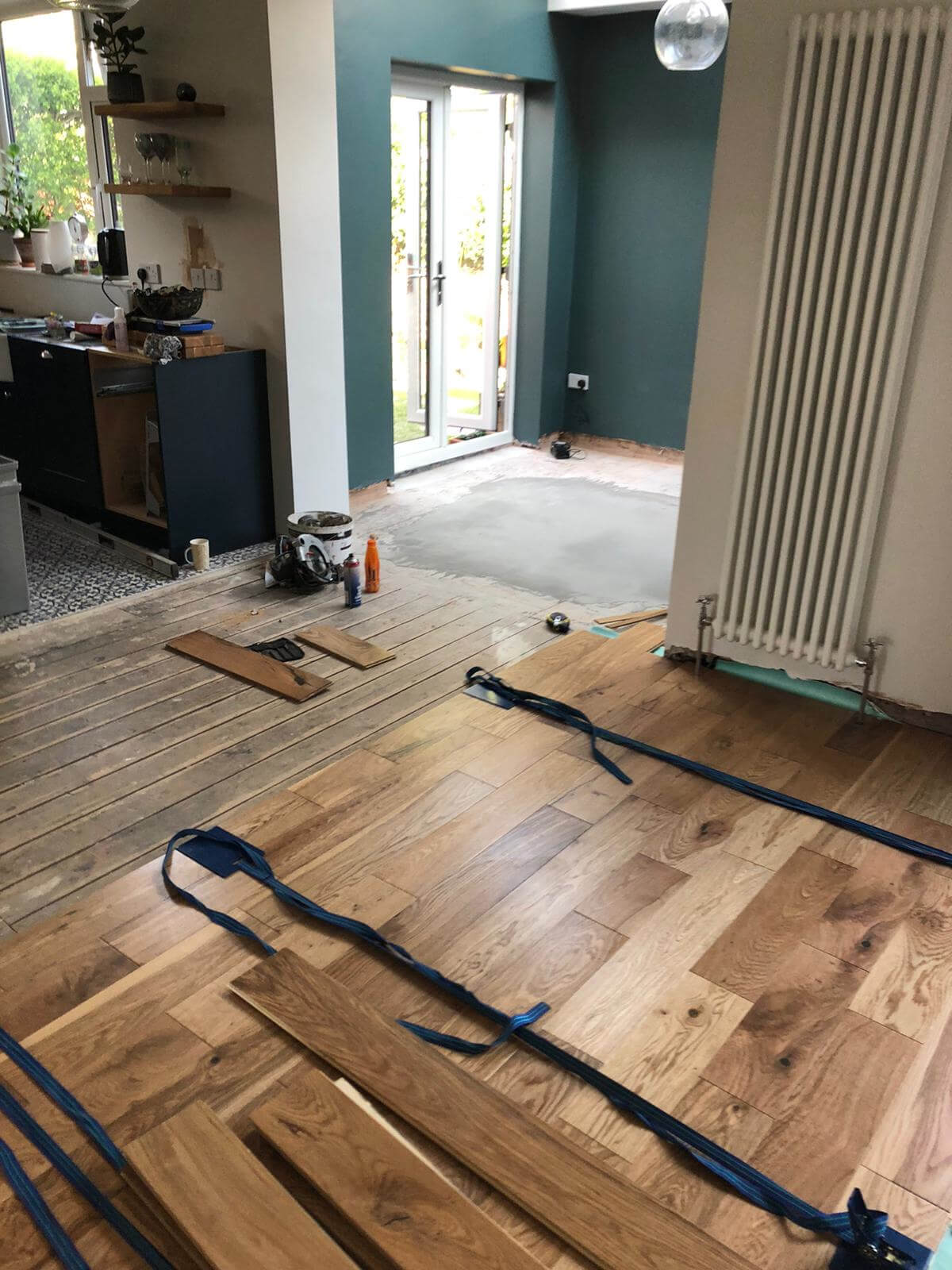 Wood flooring in Woodley