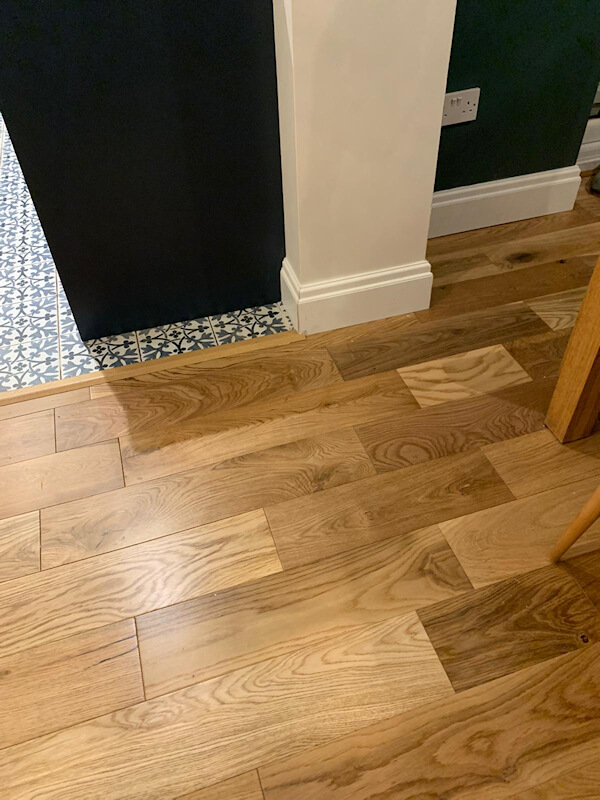 Wood flooring in Woodley