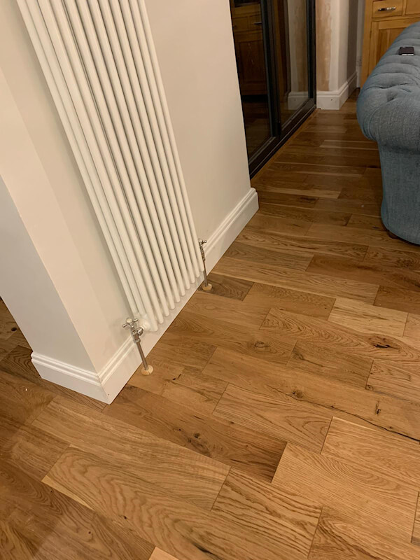 Wood flooring in Woodley