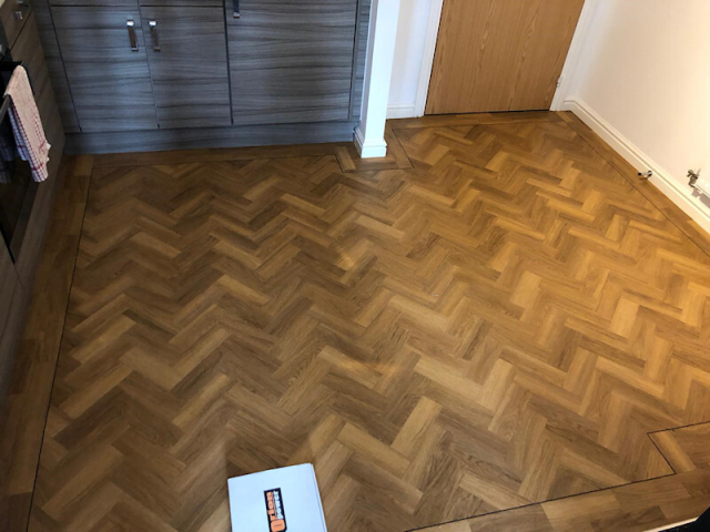 New Amtico floor fitted by Cheadle Floors
