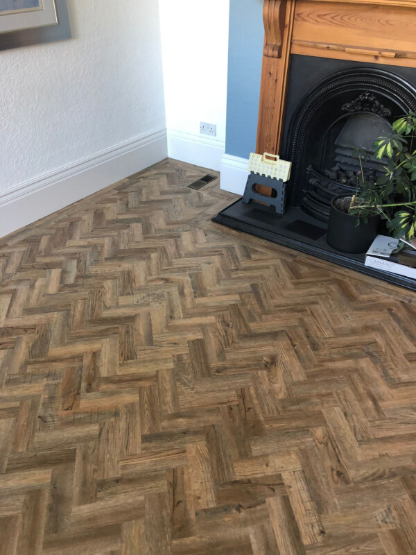 Luxury vinyl tiles fitted by Cheadle Floors