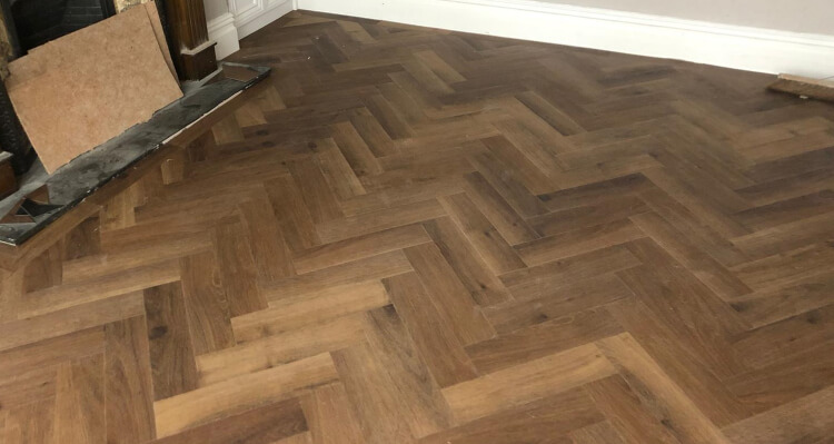 Invictus chocolate luxury vinyl tile fitted