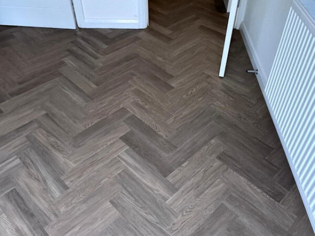 Invictus Herringbone Luxury Vinyl Flooring Fitted