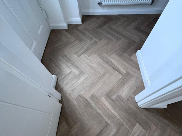 Invictus Herringbone Luxury Vinyl Flooring Fitted