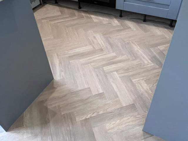 Invictus Herringbone Luxury Vinyl Flooring Fitted