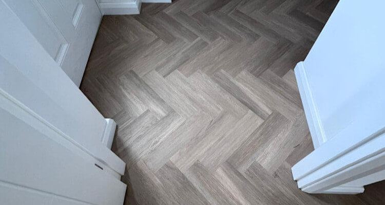 Invictus Herringbone Luxury Vinyl Flooring Fitted