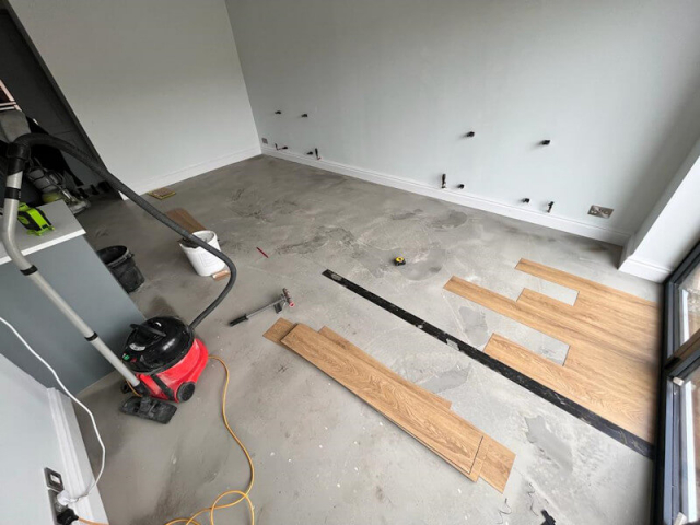 Camaro salvaged oak fitted to this kitchen extension