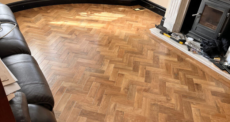 Luxury Vinyl Tile Flooring Fitted in Romiley