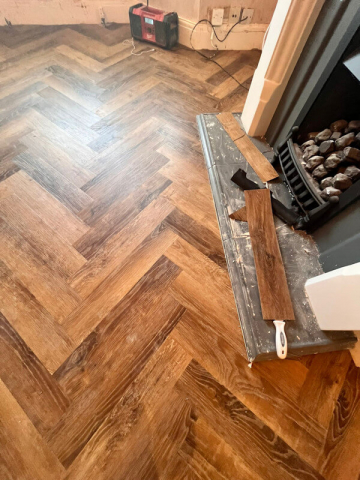 New Luxury Vinyl Flooring Fitted in Cheadle Hulme