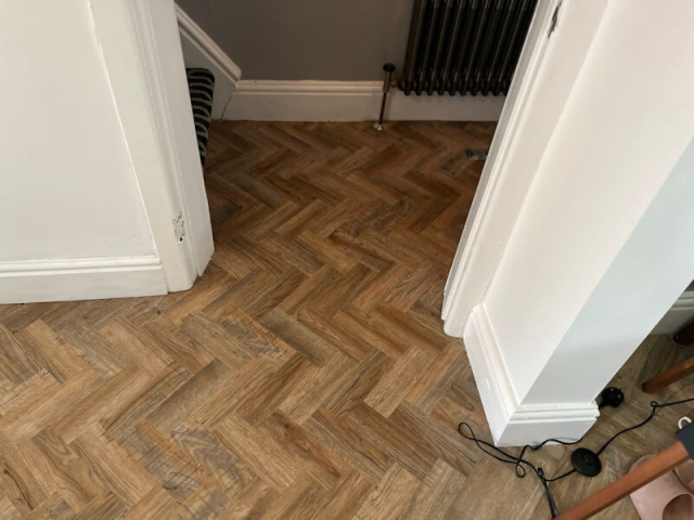 New Luxury Vinyl Tile Flooring in Urmston