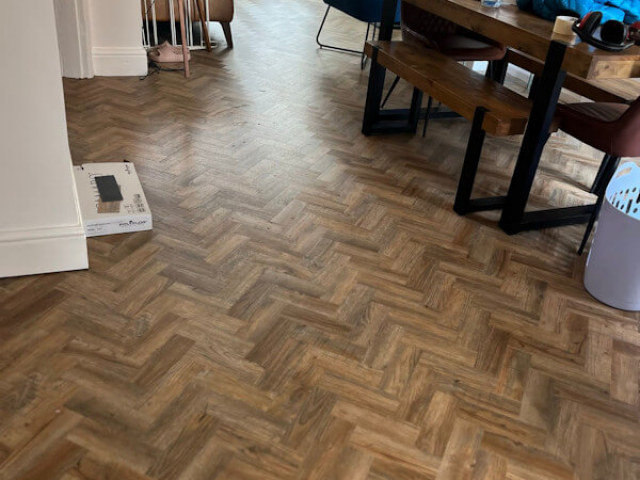 New Luxury Vinyl Tile Flooring in Urmston