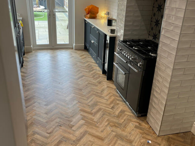 New Luxury Vinyl Tile Flooring in Urmston