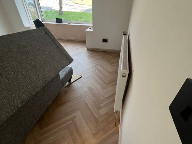 New Luxury Vinyl Tile Floor in Gatley