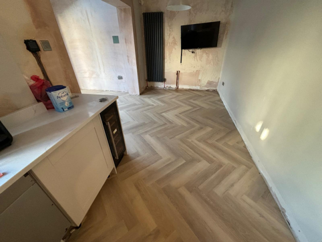 New Luxury Vinyl Flooring in Stockport fitted