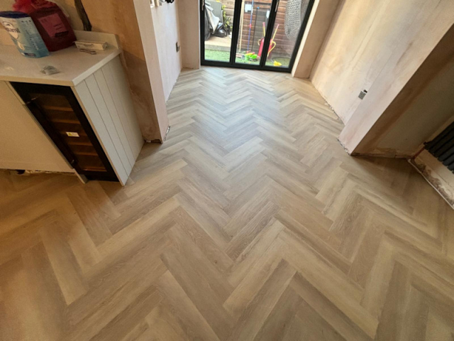 New Luxury Vinyl Flooring in Stockport fitted