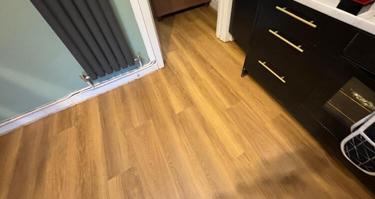 Amtico classic oak LVT installed
