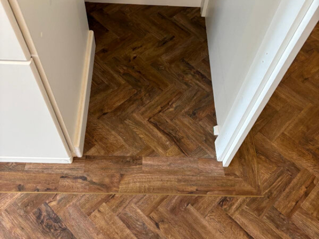 LVT floor fitted in Bramhall