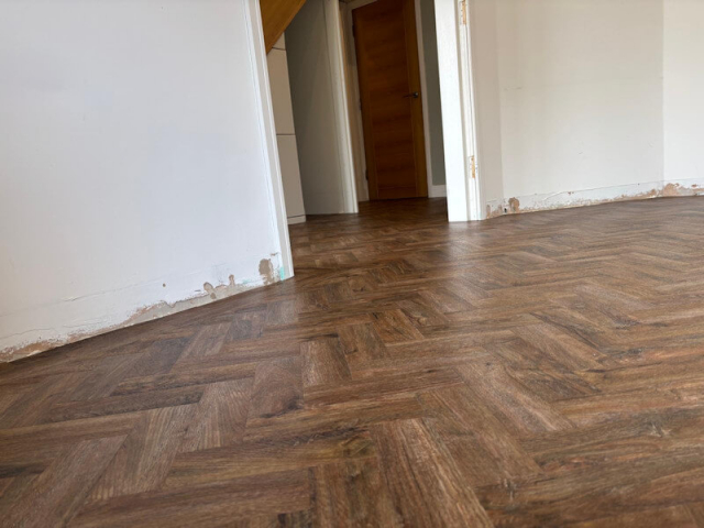 LVT floor fitted in Bramhall