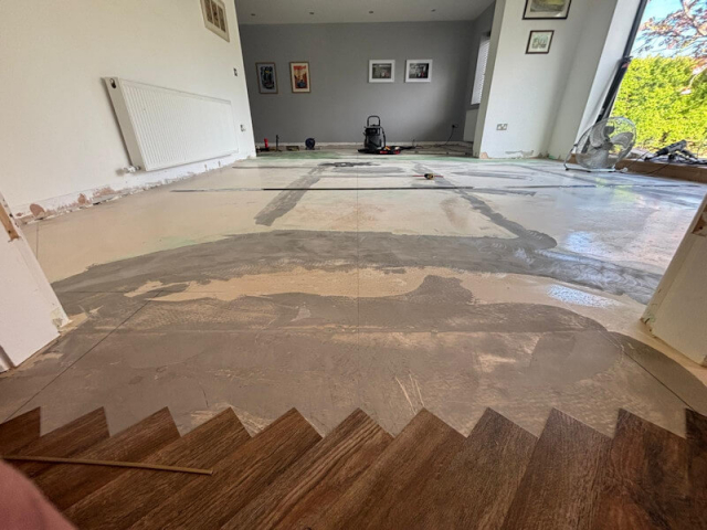 LVT floor fitted in Bramhall