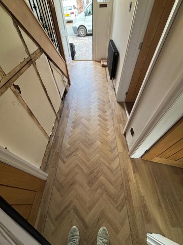 LVT Floor fitted by Cheadle Floors